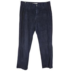 AMAZON ESSENTIALS MEN'S CLASSIC BLACK CORDUROY PANTS SIZE 32W x 31L